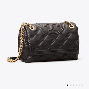 Like New FLEMING SOFT CONVERTIBLE SHOULDER BAG - Black, regular size